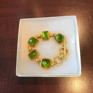 Julie Vos Savoy Demi Bracelet, Iridescent Jade Green